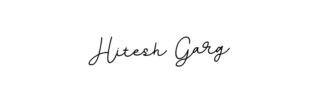 The best way (BallpointsItalic-DORy9) to make a short signature is to pick only two or three words in your name. The name Hitesh Garg include a total of six letters. For converting this name. Hitesh Garg signature style 11 images and pictures png