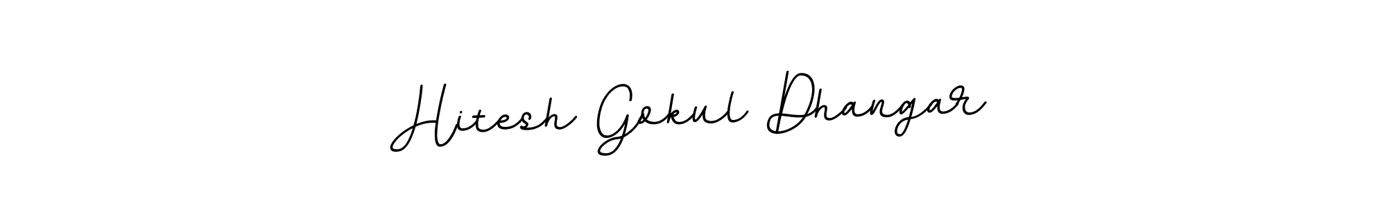 You can use this online signature creator to create a handwritten signature for the name Hitesh Gokul Dhangar. This is the best online autograph maker. Hitesh Gokul Dhangar signature style 11 images and pictures png