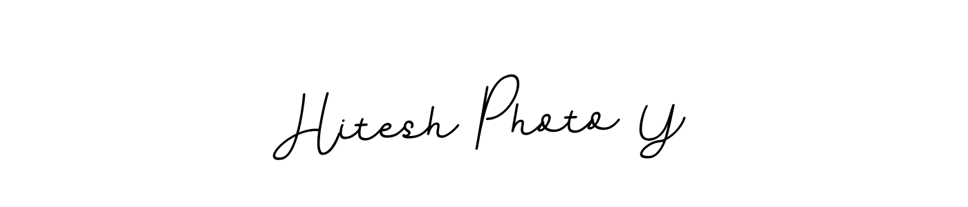 Design your own signature with our free online signature maker. With this signature software, you can create a handwritten (BallpointsItalic-DORy9) signature for name Hitesh Photo Y. Hitesh Photo Y signature style 11 images and pictures png