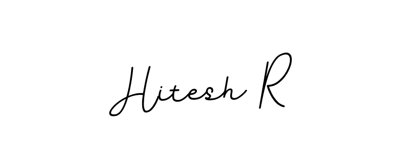 How to make Hitesh R signature? BallpointsItalic-DORy9 is a professional autograph style. Create handwritten signature for Hitesh R name. Hitesh R signature style 11 images and pictures png