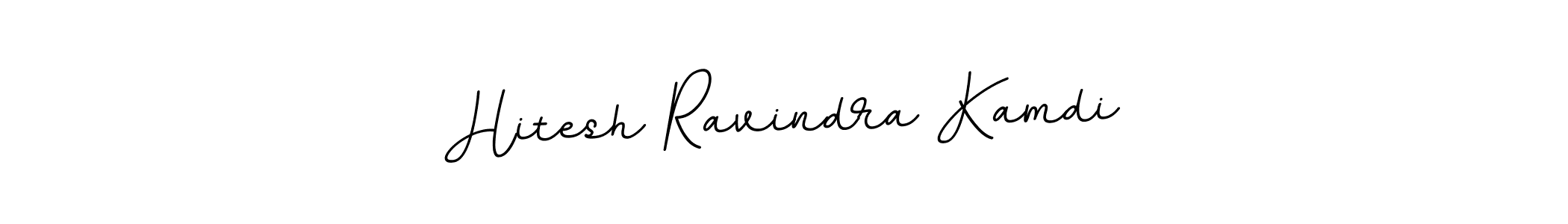 The best way (BallpointsItalic-DORy9) to make a short signature is to pick only two or three words in your name. The name Hitesh Ravindra Kamdi include a total of six letters. For converting this name. Hitesh Ravindra Kamdi signature style 11 images and pictures png