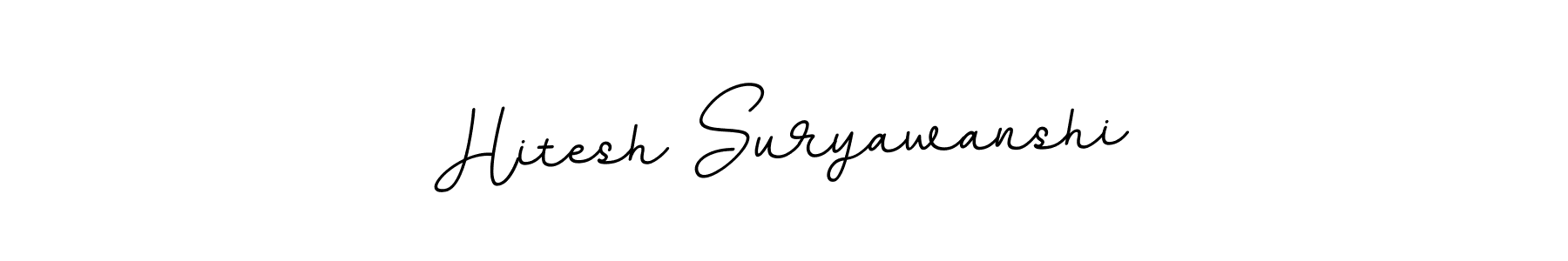 Hitesh Suryawanshi stylish signature style. Best Handwritten Sign (BallpointsItalic-DORy9) for my name. Handwritten Signature Collection Ideas for my name Hitesh Suryawanshi. Hitesh Suryawanshi signature style 11 images and pictures png