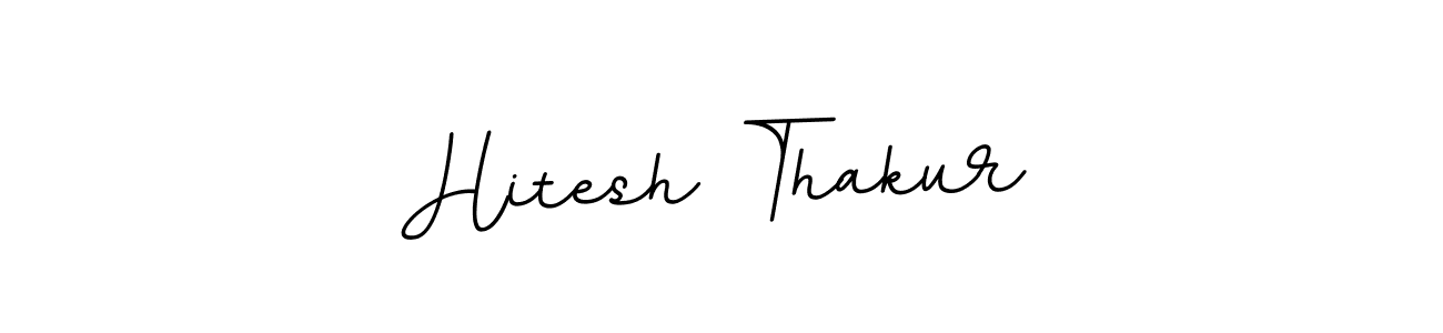 How to make Hitesh Thakur signature? BallpointsItalic-DORy9 is a professional autograph style. Create handwritten signature for Hitesh Thakur name. Hitesh Thakur signature style 11 images and pictures png