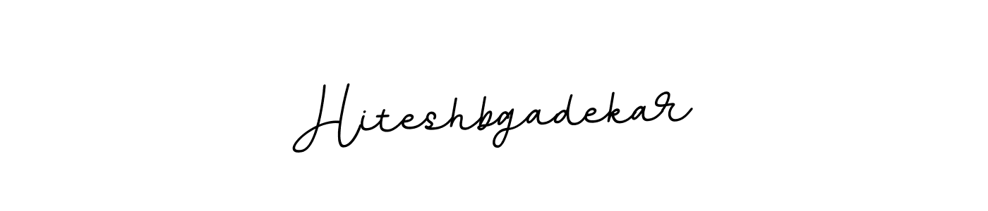 You should practise on your own different ways (BallpointsItalic-DORy9) to write your name (Hiteshbgadekar) in signature. don't let someone else do it for you. Hiteshbgadekar signature style 11 images and pictures png
