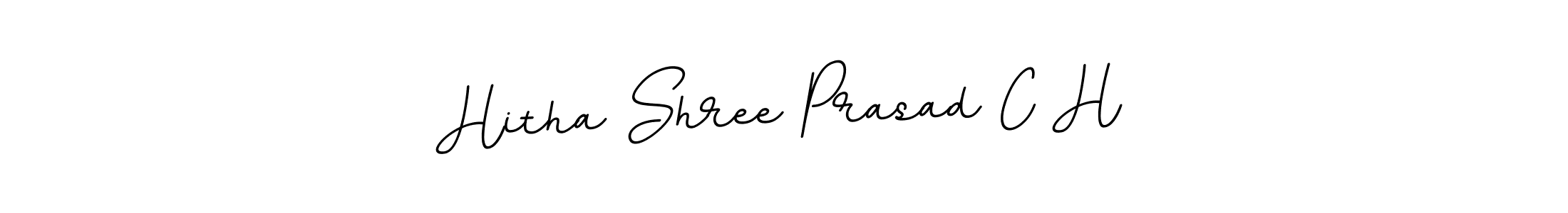 Make a beautiful signature design for name Hitha Shree Prasad C H. Use this online signature maker to create a handwritten signature for free. Hitha Shree Prasad C H signature style 11 images and pictures png