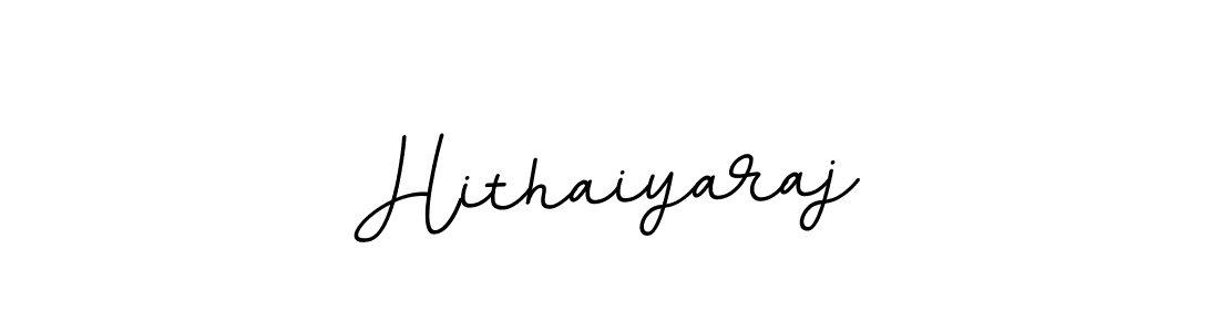 Use a signature maker to create a handwritten signature online. With this signature software, you can design (BallpointsItalic-DORy9) your own signature for name Hithaiyaraj. Hithaiyaraj signature style 11 images and pictures png