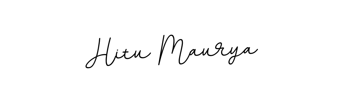 The best way (BallpointsItalic-DORy9) to make a short signature is to pick only two or three words in your name. The name Hitu Maurya include a total of six letters. For converting this name. Hitu Maurya signature style 11 images and pictures png