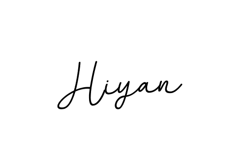 Use a signature maker to create a handwritten signature online. With this signature software, you can design (BallpointsItalic-DORy9) your own signature for name Hiyan. Hiyan signature style 11 images and pictures png