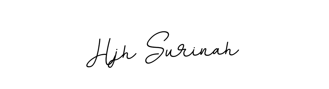 It looks lik you need a new signature style for name Hjh Surinah. Design unique handwritten (BallpointsItalic-DORy9) signature with our free signature maker in just a few clicks. Hjh Surinah signature style 11 images and pictures png