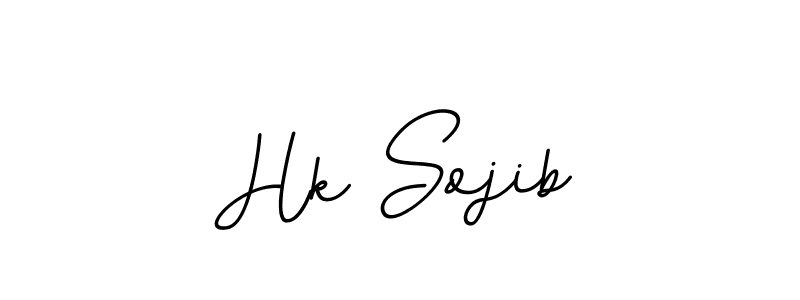 How to make Hk Sojib name signature. Use BallpointsItalic-DORy9 style for creating short signs online. This is the latest handwritten sign. Hk Sojib signature style 11 images and pictures png