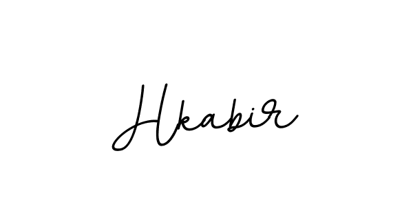 You should practise on your own different ways (BallpointsItalic-DORy9) to write your name (Hkabir) in signature. don't let someone else do it for you. Hkabir signature style 11 images and pictures png