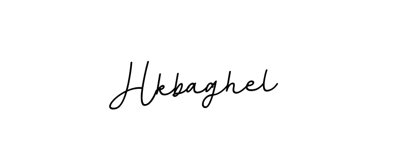 Make a beautiful signature design for name Hkbaghel. With this signature (BallpointsItalic-DORy9) style, you can create a handwritten signature for free. Hkbaghel signature style 11 images and pictures png