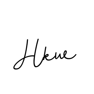 How to make Hkw name signature. Use BallpointsItalic-DORy9 style for creating short signs online. This is the latest handwritten sign. Hkw signature style 11 images and pictures png