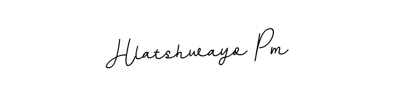 Hlatshwayo Pm stylish signature style. Best Handwritten Sign (BallpointsItalic-DORy9) for my name. Handwritten Signature Collection Ideas for my name Hlatshwayo Pm. Hlatshwayo Pm signature style 11 images and pictures png