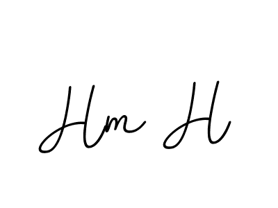 Hm H stylish signature style. Best Handwritten Sign (BallpointsItalic-DORy9) for my name. Handwritten Signature Collection Ideas for my name Hm H. Hm H signature style 11 images and pictures png