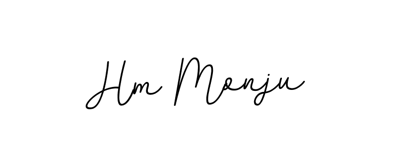 Use a signature maker to create a handwritten signature online. With this signature software, you can design (BallpointsItalic-DORy9) your own signature for name Hm Monju. Hm Monju signature style 11 images and pictures png