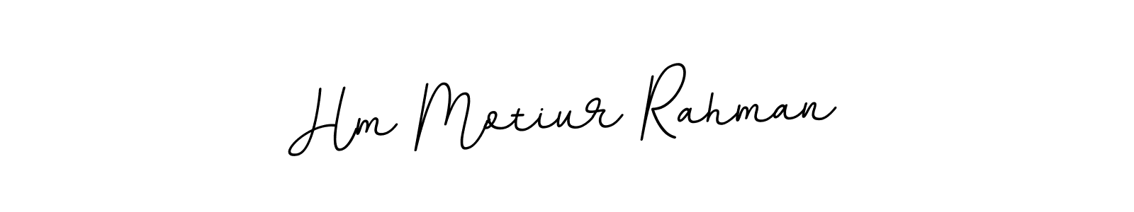 Design your own signature with our free online signature maker. With this signature software, you can create a handwritten (BallpointsItalic-DORy9) signature for name Hm Motiur Rahman. Hm Motiur Rahman signature style 11 images and pictures png