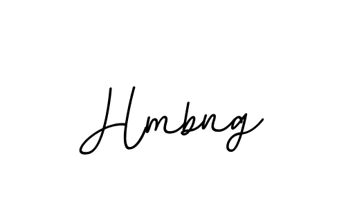 Design your own signature with our free online signature maker. With this signature software, you can create a handwritten (BallpointsItalic-DORy9) signature for name Hmbng. Hmbng signature style 11 images and pictures png