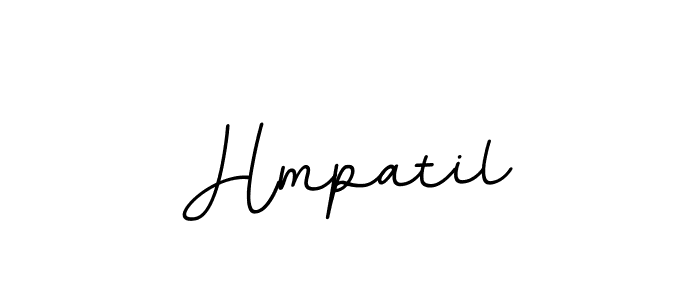 Make a beautiful signature design for name Hmpatil. With this signature (BallpointsItalic-DORy9) style, you can create a handwritten signature for free. Hmpatil signature style 11 images and pictures png