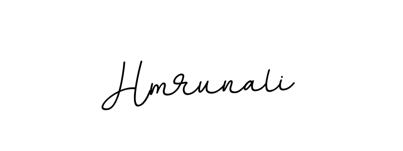 Create a beautiful signature design for name Hmrunali. With this signature (BallpointsItalic-DORy9) fonts, you can make a handwritten signature for free. Hmrunali signature style 11 images and pictures png