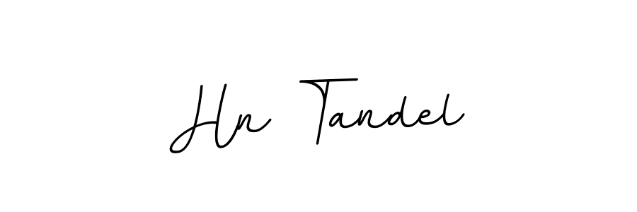Create a beautiful signature design for name Hn Tandel. With this signature (BallpointsItalic-DORy9) fonts, you can make a handwritten signature for free. Hn Tandel signature style 11 images and pictures png