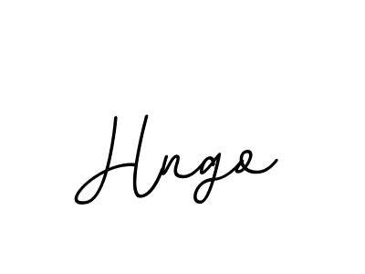 You should practise on your own different ways (BallpointsItalic-DORy9) to write your name (Hngo) in signature. don't let someone else do it for you. Hngo signature style 11 images and pictures png