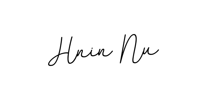 It looks lik you need a new signature style for name Hnin Nu. Design unique handwritten (BallpointsItalic-DORy9) signature with our free signature maker in just a few clicks. Hnin Nu signature style 11 images and pictures png