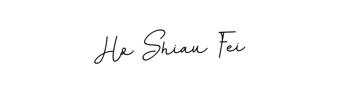 Ho Shiau Fei stylish signature style. Best Handwritten Sign (BallpointsItalic-DORy9) for my name. Handwritten Signature Collection Ideas for my name Ho Shiau Fei. Ho Shiau Fei signature style 11 images and pictures png