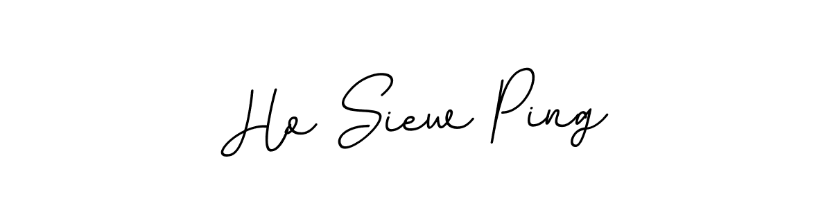 Make a beautiful signature design for name Ho Siew Ping. With this signature (BallpointsItalic-DORy9) style, you can create a handwritten signature for free. Ho Siew Ping signature style 11 images and pictures png