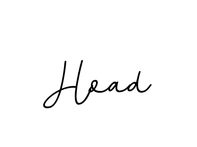 How to make Hoad name signature. Use BallpointsItalic-DORy9 style for creating short signs online. This is the latest handwritten sign. Hoad signature style 11 images and pictures png