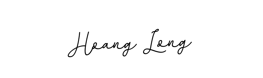 You should practise on your own different ways (BallpointsItalic-DORy9) to write your name (Hoang Long) in signature. don't let someone else do it for you. Hoang Long signature style 11 images and pictures png