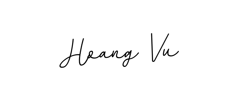 You should practise on your own different ways (BallpointsItalic-DORy9) to write your name (Hoang Vu) in signature. don't let someone else do it for you. Hoang Vu signature style 11 images and pictures png