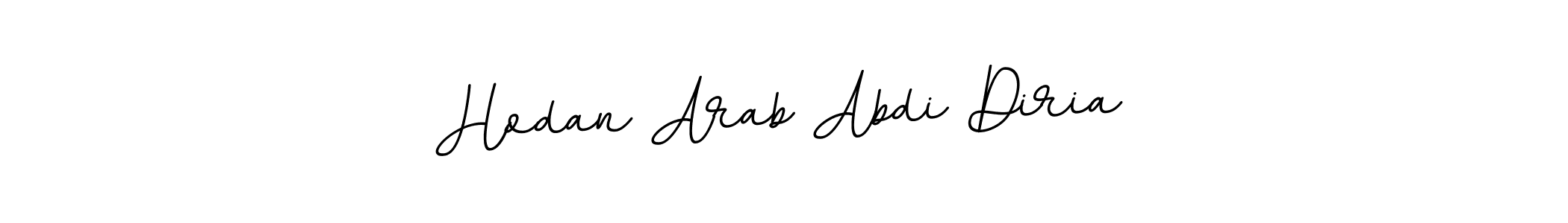 Make a beautiful signature design for name Hodan Arab Abdi Diria. With this signature (BallpointsItalic-DORy9) style, you can create a handwritten signature for free. Hodan Arab Abdi Diria signature style 11 images and pictures png