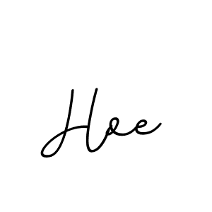 Design your own signature with our free online signature maker. With this signature software, you can create a handwritten (BallpointsItalic-DORy9) signature for name Hoe. Hoe signature style 11 images and pictures png