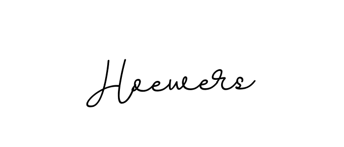 How to make Hoewers name signature. Use BallpointsItalic-DORy9 style for creating short signs online. This is the latest handwritten sign. Hoewers signature style 11 images and pictures png