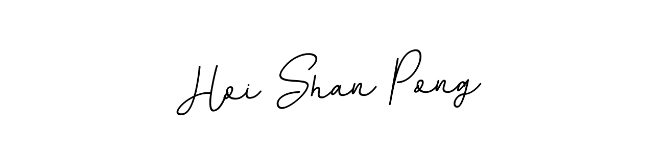 Use a signature maker to create a handwritten signature online. With this signature software, you can design (BallpointsItalic-DORy9) your own signature for name Hoi Shan Pong. Hoi Shan Pong signature style 11 images and pictures png