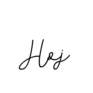 How to make Hoj signature? BallpointsItalic-DORy9 is a professional autograph style. Create handwritten signature for Hoj name. Hoj signature style 11 images and pictures png