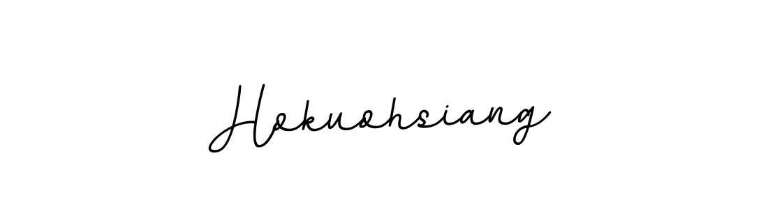 Use a signature maker to create a handwritten signature online. With this signature software, you can design (BallpointsItalic-DORy9) your own signature for name Hokuohsiang. Hokuohsiang signature style 11 images and pictures png