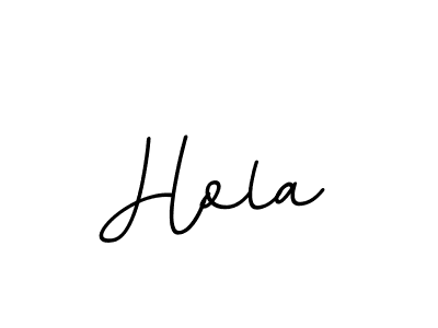 Use a signature maker to create a handwritten signature online. With this signature software, you can design (BallpointsItalic-DORy9) your own signature for name Hola. Hola signature style 11 images and pictures png