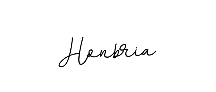 Use a signature maker to create a handwritten signature online. With this signature software, you can design (BallpointsItalic-DORy9) your own signature for name Honbria. Honbria signature style 11 images and pictures png