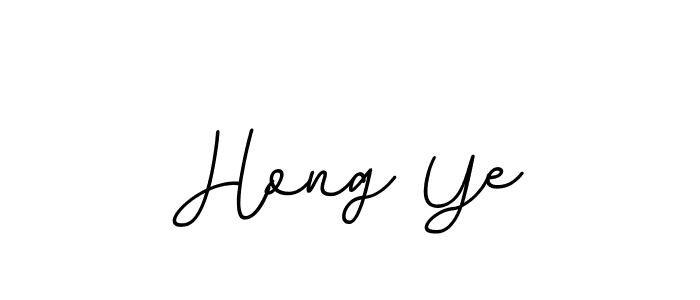 Hong Ye stylish signature style. Best Handwritten Sign (BallpointsItalic-DORy9) for my name. Handwritten Signature Collection Ideas for my name Hong Ye. Hong Ye signature style 11 images and pictures png