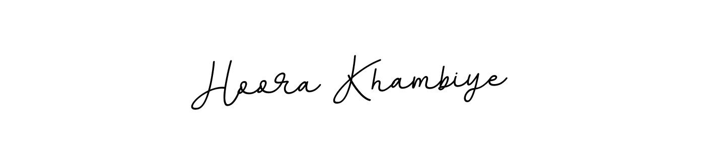 It looks lik you need a new signature style for name Hoora Khambiye. Design unique handwritten (BallpointsItalic-DORy9) signature with our free signature maker in just a few clicks. Hoora Khambiye signature style 11 images and pictures png