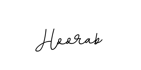 Hoorab stylish signature style. Best Handwritten Sign (BallpointsItalic-DORy9) for my name. Handwritten Signature Collection Ideas for my name Hoorab. Hoorab signature style 11 images and pictures png