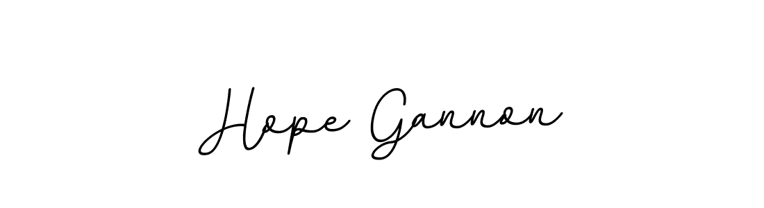 Make a beautiful signature design for name Hope Gannon. With this signature (BallpointsItalic-DORy9) style, you can create a handwritten signature for free. Hope Gannon signature style 11 images and pictures png