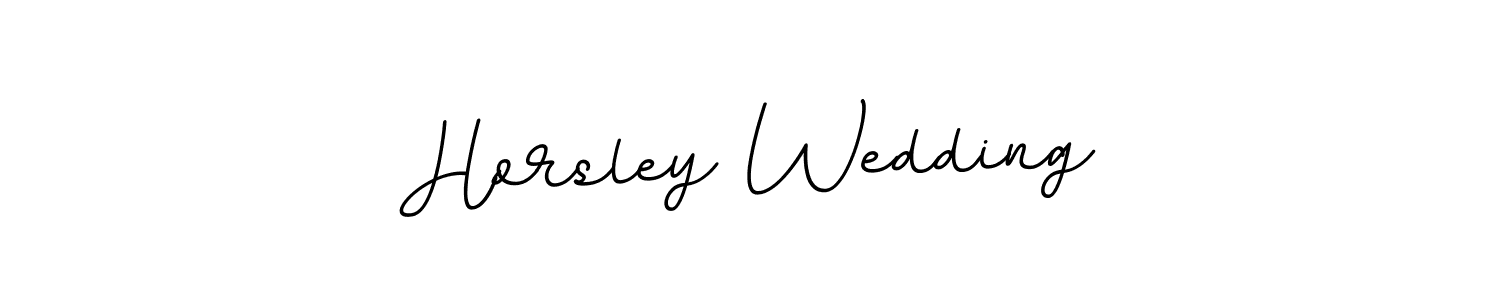 Make a beautiful signature design for name Horsley Wedding. With this signature (BallpointsItalic-DORy9) style, you can create a handwritten signature for free. Horsley Wedding signature style 11 images and pictures png