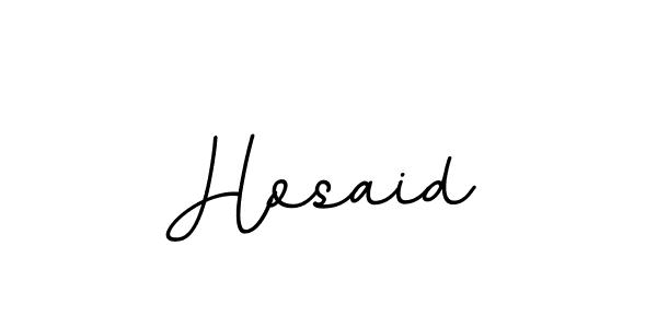 Make a beautiful signature design for name Hosaid. With this signature (BallpointsItalic-DORy9) style, you can create a handwritten signature for free. Hosaid signature style 11 images and pictures png