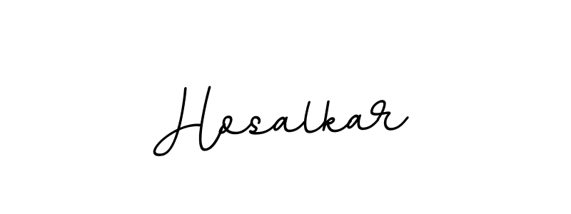 Hosalkar stylish signature style. Best Handwritten Sign (BallpointsItalic-DORy9) for my name. Handwritten Signature Collection Ideas for my name Hosalkar. Hosalkar signature style 11 images and pictures png
