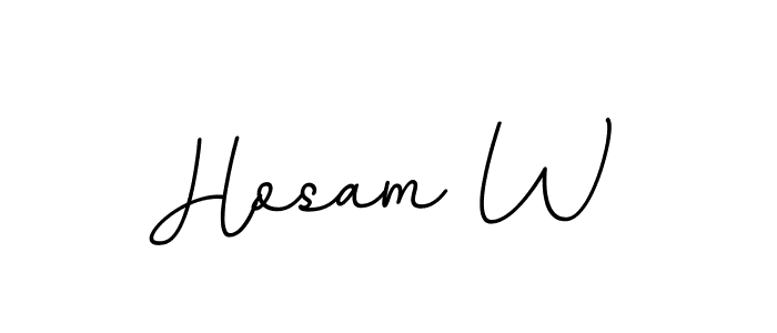 How to make Hosam W signature? BallpointsItalic-DORy9 is a professional autograph style. Create handwritten signature for Hosam W name. Hosam W signature style 11 images and pictures png