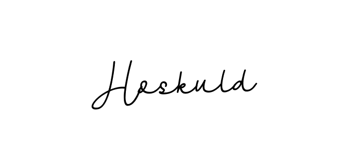 Hoskuld stylish signature style. Best Handwritten Sign (BallpointsItalic-DORy9) for my name. Handwritten Signature Collection Ideas for my name Hoskuld. Hoskuld signature style 11 images and pictures png