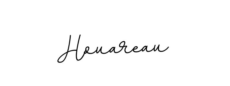 Make a beautiful signature design for name Houareau. With this signature (BallpointsItalic-DORy9) style, you can create a handwritten signature for free. Houareau signature style 11 images and pictures png